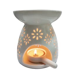 5 Đế Đựng Nến Tealight Gốm Sứ Tráng Men, Dùng Cho Đèn Xông Tinh Dầu, Đế Đốt Nến 4
