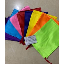 FRRESHIP 1 bộ cờ chuối,cờ trang trí dọc, 8 cái 8 màu vải sa tanh cao cấp đủ kích thước 5