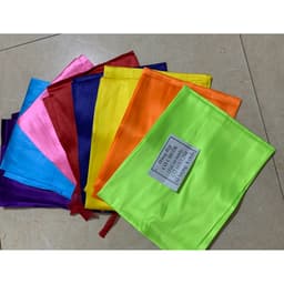 FRRESHIP 1 bộ cờ chuối,cờ trang trí dọc, 8 cái 8 màu vải sa tanh cao cấp đủ kích thước 6