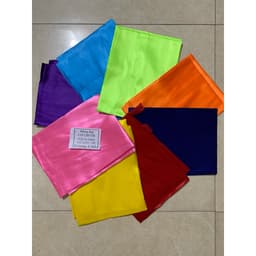 FRRESHIP 1 bộ cờ chuối,cờ trang trí dọc, 8 cái 8 màu vải sa tanh cao cấp đủ kích thước 3