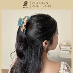 Kẹp Tóc Hồ Cá Vàng NHÀ CÚ Đại Dương Màu Xanh Phụ Kiện Tóc Phong Cách Ngọt Ngào Hàn Quốc 6142 1