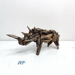 Limited | Layout Thuỷ Sinh Tê Giác Nghệ Thuật Điêu Khắc Động Vật Từ Gỗ Lũa | RF Aquarium 3