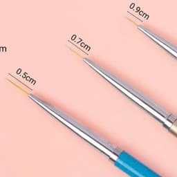 Bộ 3 cây cọ nét beauty - Cọ vẽ chuyên nghiệp cho thợ nail Nail Michi 6