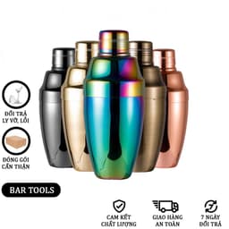 Standar Shaker Classic American - Dụng cụ Bartender - Chất liệu inox 304 - Dung tích 500ml 1