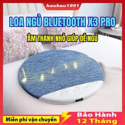 Loa Ngủ Dưới Gối X3 Pro , Chất Lượng Âm Thanh Cao , Siêu Mỏng Chỉ 1cm , Tích Hợp Sẵn Tiếng Ồn Trắng Hỗ Trợ Giấc Ngủ 1