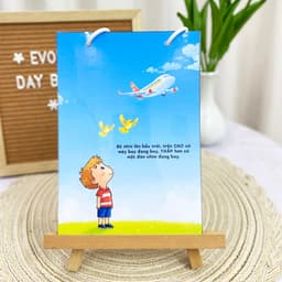 Thẻ Flash EVON BABY dạy bé tập nói - Bé tập so sánh - CAO THẤP 6