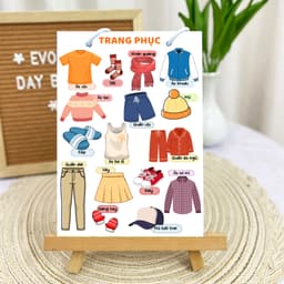 Thẻ phát triển kỹ năng giao tiếp EVON - Giúp Bé Tập Nói Sớm - "TỪ VỰNG BAN ĐẦU" 7