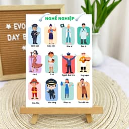Thẻ phát triển kỹ năng giao tiếp EVON - Giúp Bé Tập Nói Sớm - "TỪ VỰNG BAN ĐẦU" 8