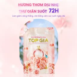 Nước Giặt Xả TopGia Hương Hoa Nắng 2 Lít Đậm Đặc Giặt Sạch Lưu Hương Thơm Lâu Mềm Vải Dùng Cho Giặt Tay Giặt Máy 7