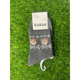 Tất Nữ Cổ Cao Chất Cotton Mềm Mại Hoạ Tiết Gấu Thổ Cẩm Siêu Xinh 9