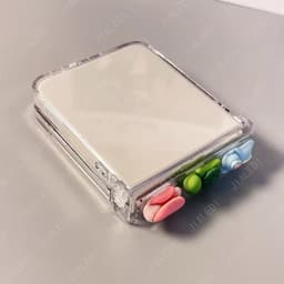 [CÓ SẴN] Ốp Z FLIP 8 - Z FLIP 6 - Z FLIP5 - FLIP7 5G trong suốt nhựa cứng charm dễ thương cute kèm thanh bảo vệ bản lề 4