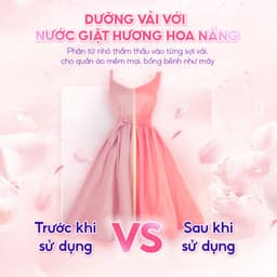 Nước Giặt Xả TopGia Hương Hoa Nắng 2 Lít Đậm Đặc Giặt Sạch Lưu Hương Thơm Lâu Mềm Vải Dùng Cho Giặt Tay Giặt Máy 6