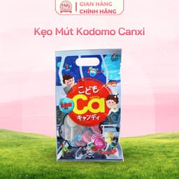 [Nội địa Nhật] Kẹo mút KODOMO IQ/CA Bổ Sung CANXI & DHA Cho bé Vị Trái Cây 2