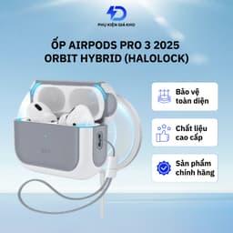 Ốp AirPods ESR 2025 Orbit Hybrid (HaloLock) cho AirPods Pro 3 - Màu trắng - Hàng chính hãng 1
