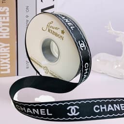 Ruy Băng Gói Quà In Họa Tiết Chữ Bản 1cm – 2.5cm | Cuộn 40 Yards Nhiều Màu 4