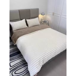 Bộ vỏ chăn ga gối nỉ nhung lông thỏ siêu mềm mịn 4