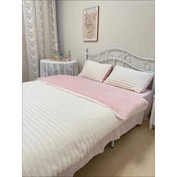 Bộ vỏ chăn ga gối nỉ nhung lông thỏ siêu mềm mịn 3