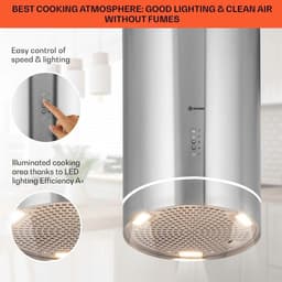 Máy hút mùi đảo bàn Buchen BU886IS / BU886ISB | Bảo hành chính hãng | Hàng chính hãng 3