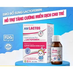 AM Lactos ( Lọ 60ml )- Bổ sung Lactoferrin đậm đặc dạng lỏng giúp hỗ trợ nâng cao sức đề kháng cho trẻ> BUN BUN SHOP 1