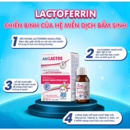 AM Lactos ( Lọ 60ml )- Bổ sung Lactoferrin đậm đặc dạng lỏng giúp hỗ trợ nâng cao sức đề kháng cho trẻ> BUN BUN SHOP 2
