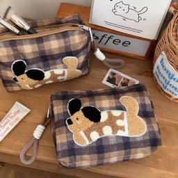 Túi đựng mỹ phẩm cầm tay dung tích lớn Túi trang điểm di động sang trọng Du lịch tiện lợi nhiều mẫu 2