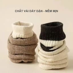 Tất vớ nữ cổ cao phong cách vintage Hàn Quốc, mềm mịn thoáng khí - Ekiu Shop 4
