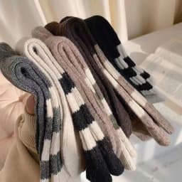 Tất vớ nữ cổ cao phong cách vintage Hàn Quốc, mềm mịn thoáng khí - Ekiu Shop 8