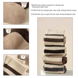 Tất vớ nữ cổ cao phong cách vintage Hàn Quốc, mềm mịn thoáng khí - Ekiu Shop 3