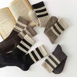 Tất vớ nữ cổ cao phong cách vintage Hàn Quốc, mềm mịn thoáng khí - Ekiu Shop 6