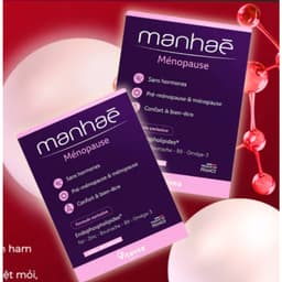 Manhea Ménopause ( HỘP 30 viên) Viên uống bổ sung nội tiết tố  giảm  bốc hỏa, tiểu đêm > BUN BUN SHOP 1