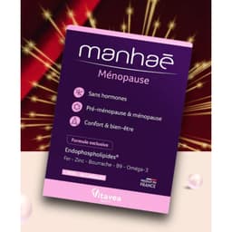 Manhea Ménopause ( HỘP 30 viên) Viên uống bổ sung nội tiết tố  giảm  bốc hỏa, tiểu đêm > BUN BUN SHOP 4