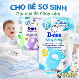 Nước giặt Dnee túi 1150ml/1300ml Thái Lan chính hãng, giặt xả 2in1 an toàn cho bé 2