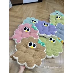 Đệm ngồi bệt hình trái cây, lót ghế vui nhộn vải nỉ êm ái, thoáng khí, không rụng lông, kích thước 40cm. 9