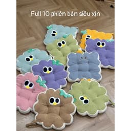 Đệm ngồi bệt hình trái cây, lót ghế vui nhộn vải nỉ êm ái, thoáng khí, không rụng lông, kích thước 40cm. 1
