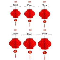 Combo 100 Đèn Lồng Đỏ Chữ Phúc DIDOOGLT Trang Trí Đám Cưới Lễ Hội Ngày Tết 4