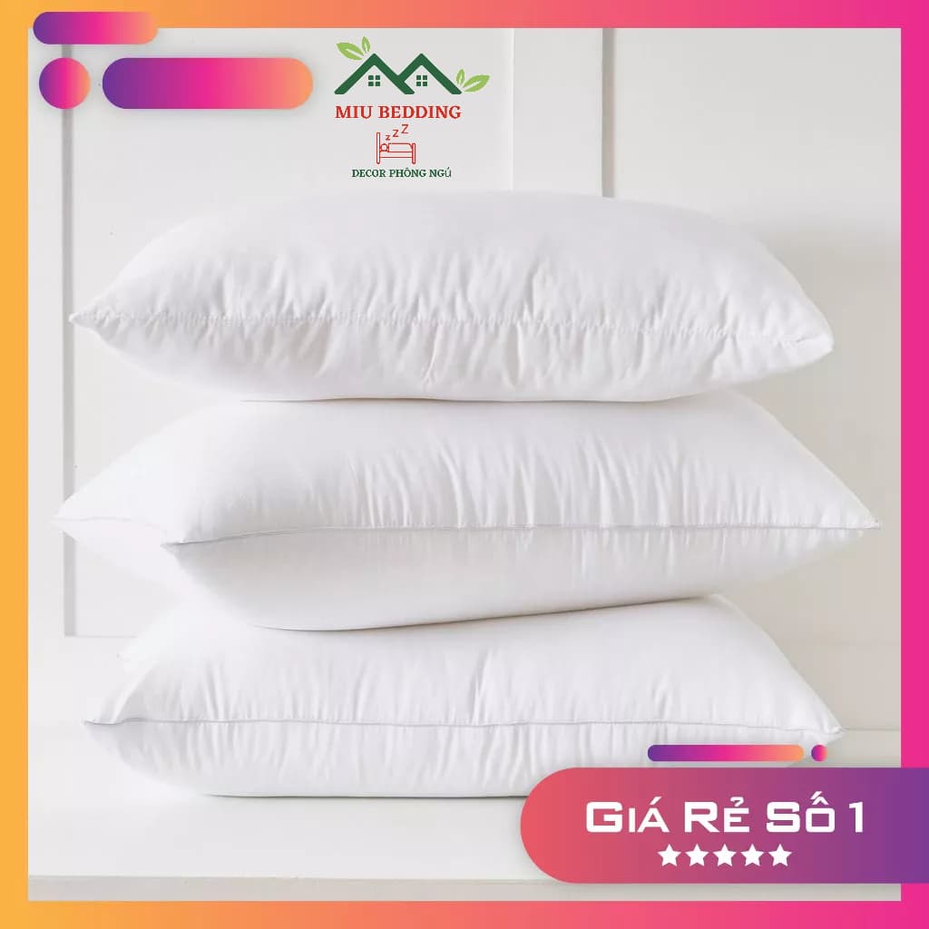 Ruột Gối Bông Tinh Khiết nhập khẩu hàng cao cấp gối mẫu mới 2024 hàng chính hãng