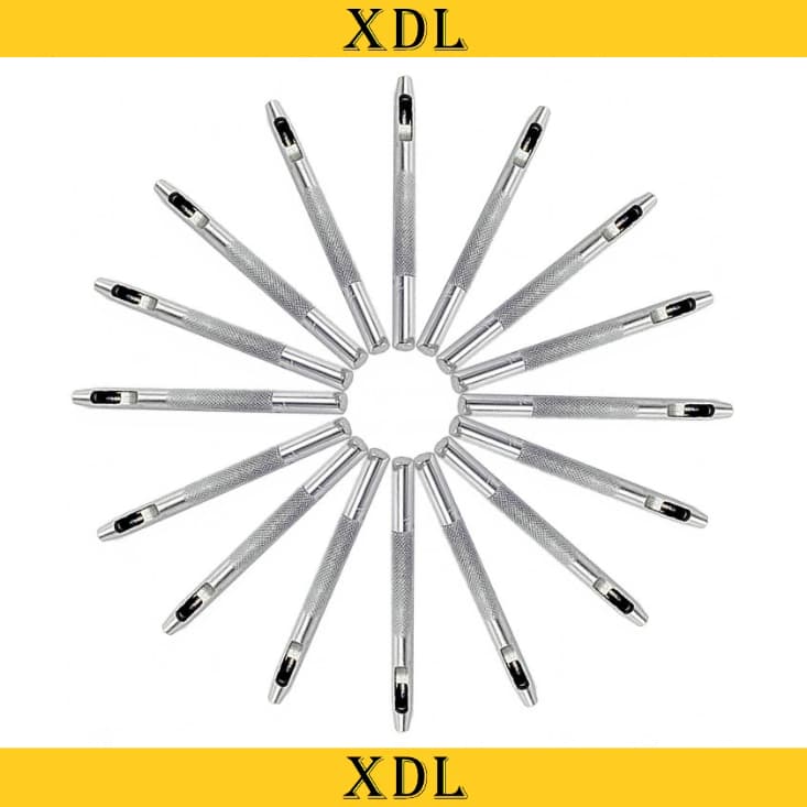 Đục lỗ thắt lưng nam nữ 3mm và 3.5mm, đinh đục lỗ dây lưng da chất liệu hợp kim