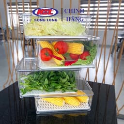 Hộp bảo quản thực phẩm, hộp đựng thực phẩm nhựa Song Long 3061, 3062, 3064, 3065 1