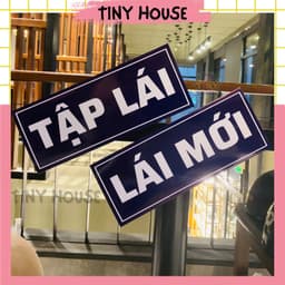BIỂN LÁI MỚI NAM CHÂM - NAM CHÂM DÀY 1MM CHẤT LƯỢNG - LÁI MỚI 25x10cm - LÁI MỚI 20x8cm 4