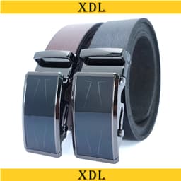 Thắt lưng nam da bò nguyên miếng mặt khóa lăn tự động, dây lưng nam cao cấp L05B1 1
