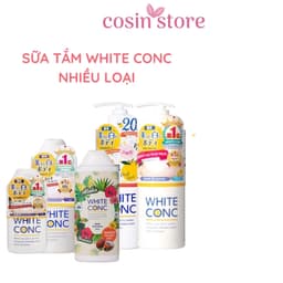 Sữa Tắm Trắng Da White Conc Body Nhật Bản 600ml 360ml 150ml WhiteConc Body Shampoo vitamin C 2