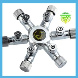 Van chia C02 Mufan 2/3/4/6 bể cá cảnh thủy sinh 2