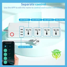 Ổ Cắm Wifi Tuya - Điều Khiển Từ Xa Qua Điện Thoại Thông Minh đo lường tiêu thụ điện năng 7