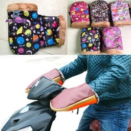 Găng tay đi xe máy mùa đông lót lông chống nước, free size. Găng tay đi xe máy 2