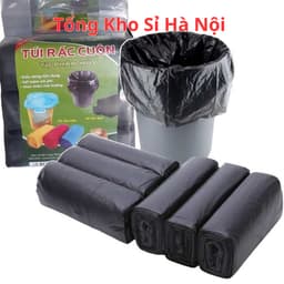 Set 3 Cuộn Túi Rác Tự Phân Hủy - Bao Rác Đen Kích Thước Lớn 55*65 cm 1