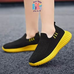 Giày lười cho Mẹ và Bé Đế Mềm Chống Trượt Siêu Nhẹ Phối Lưới Thoáng Khí 5Cho Bé Trai Và Gái 669 3