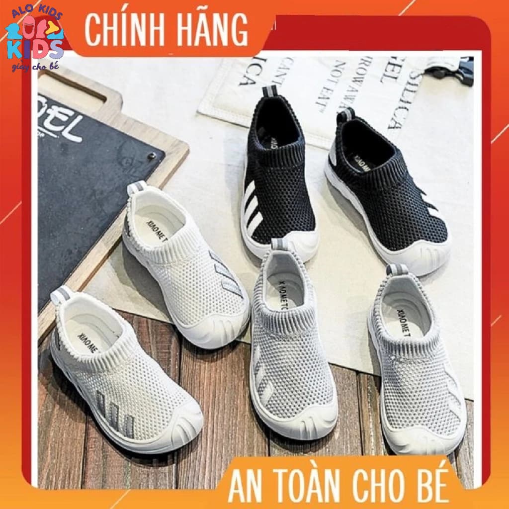 Giày Thể Thao Bé Trai Lưới Thoáng Khí, Giày Thể Thao Bé Gái Đế Bệt Êm Chân, Chống Trượt Cực Tốt A17 Cho Bé 3-11  Tuổi