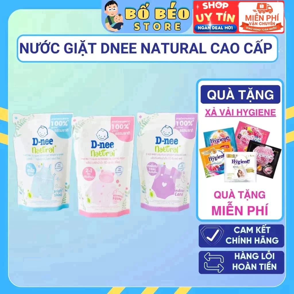 Nước Giặt Dnee Cao Cấp Đậm Đặc, Thơm Lâu An Toàn Cho Trẻ Sơ Sinh 400ml