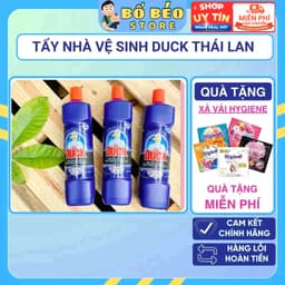 Nước tẩy nhà vệ sinh Duck Thái Lan, tẩy rửa nhà tắm, bồn cầu siêu mạnh, sạch bóng 900ml 1