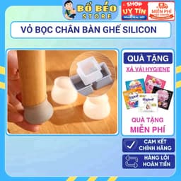 Vỏ Bọc Chân Bàn Ghế Cao Su Silicon Dày Co Giãn Vừa Các Loại Chân 1